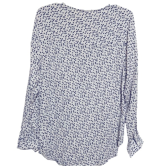 Max Studio NWT -Heart Blouse Woman’s Size large - Picture 6 of 6